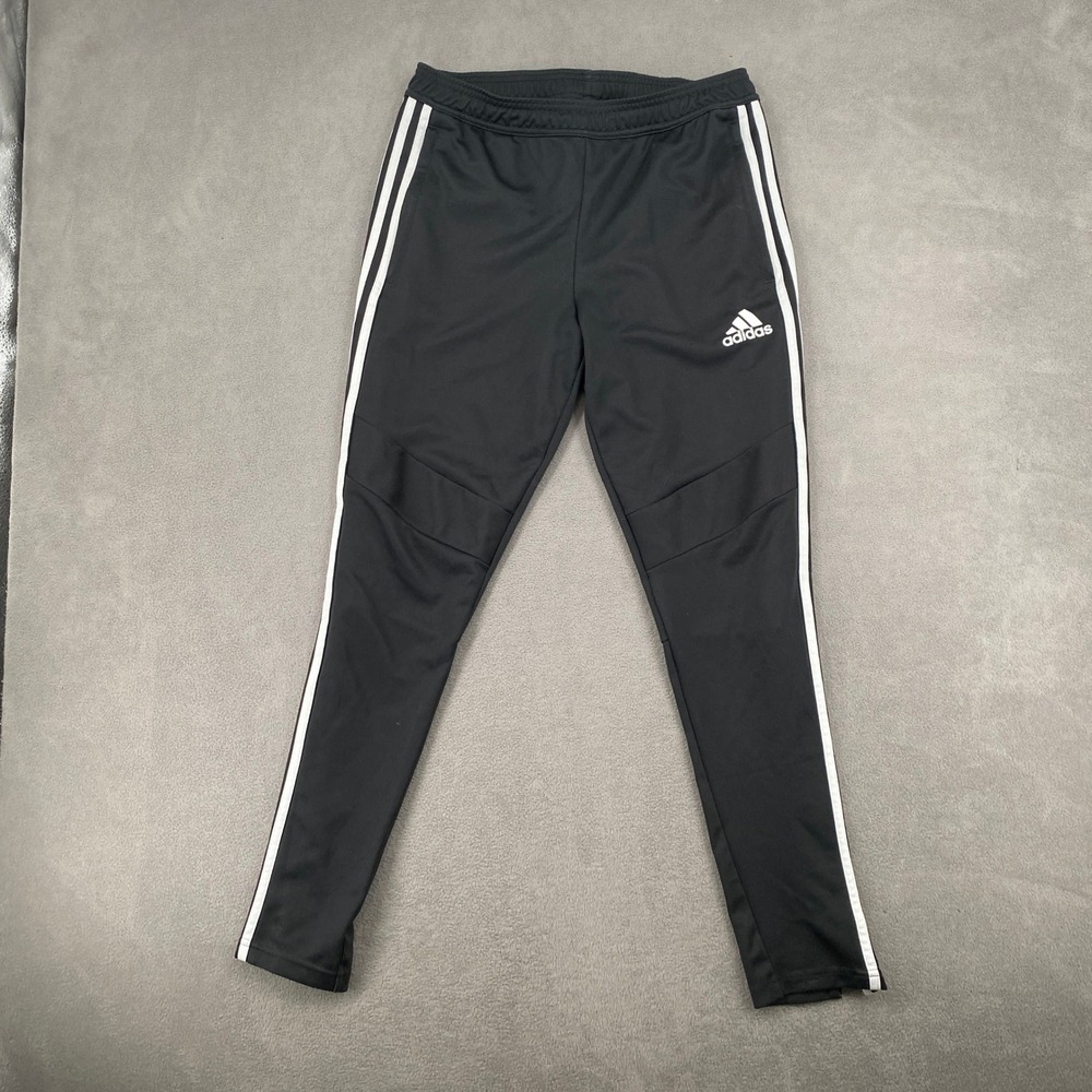 Adidas Mens Tiro 17 Soccer Training Pants Black White Stripes Climacool Medium